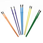 Charles Leonard - Plastic Artist Pinceaux, tailles et couleurs assorties, 10 par paquet, 24 packs-Ces pinceaux d'artiste sont parfaits pour tout artiste débutant