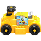 MEGA Bloks - CAT Véhicule porteur et construction-Couvercle du siège qui s’ouvre pour un rangement facile