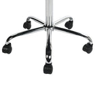 Homy Casa - Chaise de Bureau Réglable avec Base Chromée - Tissu Bleu Marine-Design Ergonomique : Le design ergonomique de la chaise offre un soutien supérieur et favorise une meilleure posture pendant de longues heures de travail