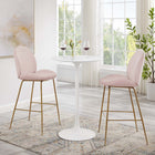 Modway - Lippa Rond de 28 po Bois Bar Table, Blanc-Socle métallique résistant aux éclats
