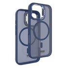Blu Element - Étui Chromatic Kick MagSafe Marin pour iPhone 17-Protection supplémentaire de l’appareil photo avec support pliable pour visionnage à l’horizontale