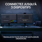 Logitech - MX Keys S Clavier sans fil - Noir-Dimensions: 16,93 po L x 5,18 po H x 0,80 po P