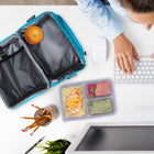 Bentgo - Sac à lunch de luxe - Bleu- Le sac à lunch Bentgo Deluxe est doublé d'une isolation thermique en PEVA étanche et sans danger pour les aliments.