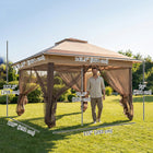 Outsunny - Tente gazébo auvent instantané 12 pi l x 12 pi L - Kaki-Idéal pour une utilisation en extérieur