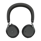 Jabra - Evolve2 75-USB-C MS Casque Stéréo Noir-Durée de musique Jusqu'à 36 heures (avec ANC désactivé)/Jusqu'à 33 heures (avec ANC activé) ; Autonomie en conversation Jusqu'à 24 heures (avec ANC/busylight désactivé)/Jusqu'à 18 heures (avec ANC activé/busylight allumé)