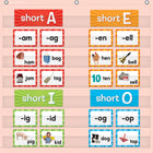 Teacher Created Resources - Tableau à 7 pochettes - 28 po x 28 po - Blush-Parfait pour les bandes de phrases de toutes tailles, les cartes flash et plus encore !