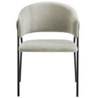 Modway - Nella Rembourré Chenille à bruyère Chaises de salle à manger Ensemble de 2 - Noir taupe-9