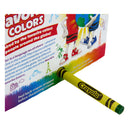 Crayola - Crayons de cire Couleurs chouchou du monde - Paquet de 64-AGENCER AVEC UN CAHIER À COLORIER : Agencez cet ensemble avec le cahier à colorier Couleurs chouchou du monde Crayola (vendu séparément) pour une activité de coloriage complète