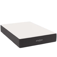 Modway - Aveline 12 po Mousse à mémoire de forme Matelas complet-Mousse à mémoire de forme infusée au gel rafraîchissant de 4 po