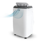 BLACK+DECKER - Climatiseur portatif SACC/CEC 8 000 BTU avec chauffage-Chauffe et refroidit la plupart des pièces - cette unité de chauffage et de climatisation portative fournit un refroidissement et un chauffage constants et rapides pour les pièces jusqu'à 350 pieds carrés. C'est le climatiseur et le chauffage parfaits pour les dortoirs, les appartements, les cabanes, les véhicules récréatifs, les bureaux, les chambres, les garages ou les salons. Type de filtre : lavable.