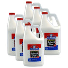 Elmer's - Colle scolaire lavable, gallon, paquet de 6-Formule sûre, lavable et non toxique