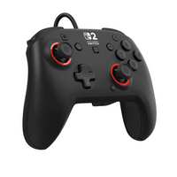 Turtle Beach - Manette de gaming filaire Rematch pour Nintendo Switch 2 - Noire-Sticks à effet Hall pour plus de précision et de durabilité 