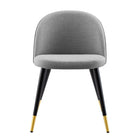 Modway - Cordial Chaises de salle à manger Ensemble de 2 - Gris clair-8