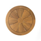 Modway - Meadow Terrasse extérieure Bois de teck Table à manger, Taupe naturel-Épingles de pied non marquées