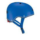Globber - Casque  Primo Lights - Taille XS/S - Bleu Marine-Coussinets en mousse scellés de 7 mm et coussinet mentonnier de 2 mm pour plus de sécurité et de confort