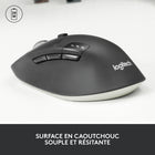 Logitech - Souris sans fil Triathlon M720 multi-dispositif - Noir-Trois numéros éclairés vous permettant de savoir le dispositif auquel vous êtes branché
