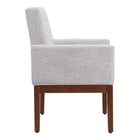 Zuo - Senzil Chaise de salle à manger - Ivoire-Dimensions: 24,4 po L x 24,8 po L x 36,2 po H