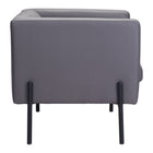 Zuo - Jess Fauteuil d’appoint - Gris-Garantie limitée de 3 ans