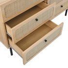 Modway - Chaucer Compact à 6 tiroirs Commode, Chêne-Stratifié à grain de bois