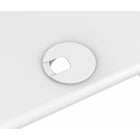Rocelco - Support de bureau haut de gamme DADR-40 à hauteur réglable - 40 po - avec portée verticale allongée - Blanc-Le support clavier est assez grand pour contenir un clavier ou un ordinateur portatif et rétractable pour offrir une position ergonomique correcte, assise ou debout.