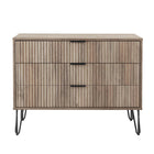 Manhattan Comfort - Dumbo commode moderne 35,19" - gris-Moderne-contemporain avec une touche de glamour - commode pour chambre et salon