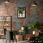 Mikko Rantanen Stars 2025 Playoffs - Toile encadree - 22" x 31"-Sous licence officielle de la LNH et de l'AJLNH
