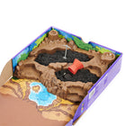 Kinetic Sand - Creuser pour Dinos Dino Dig-Sable kinetic sand rouge et noir : Le coffret Fossiles Dino comprend du sable Kinetic Sand noir et rouge (454 g) qui ressemble à de la terre et de la lave pour une expérience de fouilles plus vraie que nature. Modelez votre sable Kinetic Sand avec le moule inclus.