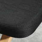 HOMCOM - Chaise ergonomique à posture agenouillée pour bureau à domicile - noir-Assemblage requis 