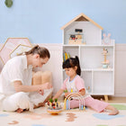 Qaba - Organisateur de rangement pour jouets pour enfants - blanc-Montage nécessaire pour l’installation