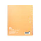 Hilroy - Cahier Avocat - 160 Pages - 10-1/2 po H x 8-5/8 po l, Orange-Reliure à spirale argentée