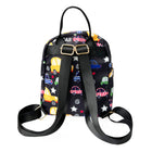 Nicci - Sac à dos pour enfants avec imprimé voiture - Noir-Quincaillerie finition dorée