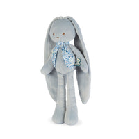 Kaloo - Lapin Lapinoo, taille moyenne, bleu-Ce joyeux lapin bleu de 13,65 pouces a des oreilles si longues que vous pouvez l'accrocher n'importe où pour le garder et ne jamais le perdre.