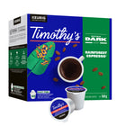 Timothy’s - Capsules K-Cup de café Espresso forêt tropicale torréfaction très foncée - paquet de 20-Compatibilité : ce produit peut être utilisé avec les machines à café Keurig