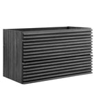 Modway - Render Support mural de 36" Armoire de toilette de salle de bain (lavabo non inclus) - Charbon de bois-7