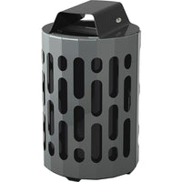 Frost – Conteneur à déchets Stingray, 42 gal, noir (2020-BLACK)-Capacité : 42 gallons américains
