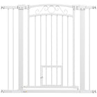 PawHut - Porte pour Chien à Traverser avec Petite Porte - 30"-41" L x 38" H-S'adapte aux ouvertures de 29,9 po à 40,9 po (76-104 cm), comprend deux kits d'extension