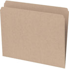 Staples - Chemises de classement recyclées, coupe droite, format lettre, sable naturel-Format lettre