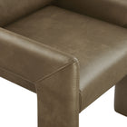 Modway - Daven Cuir végane Fauteuil à manger - Champignon-9
