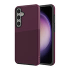 AXS - PROTech Plus étui mince anti-choc avec double couche pour Samsung Galaxy S24+ - Sangria-Résistant aux chutes jusqu’a 10 pieds