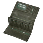Roots - Portefeuille d'embrayage de poche pour dames - Olive-Poches fendues