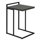 Monarch Specialties - 3634 Table D'Appoint - 25 po H/Gris/Metal Noir-1