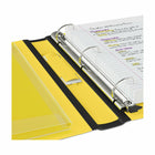 Staples - Reliure Better Binder, 1 1/2 po, jaune-Encart facile à insérer de l'intérieur