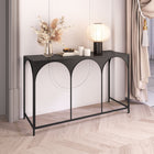 Zuo - Loriet Console Table - Noir-Matériau du dessus de la table: Metal