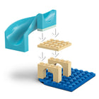 LEGO - Gabby's Dollhouse Les aventures aquatiques de Gabby-sirène -Jouet de construction et de jeu pour enfants - Il y a beaucoup à découvrir : coquillages, plantes, animaux marins, un toboggan, une bulle géante dans laquelle les personnages peuvent « flotter » et un corail qui bouge et révèle un coffre au trésor
