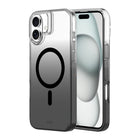 AXS - Crystal Shield Étui D3O fabriqué avec du plastique recyclé MagSafe compatible pour Apple iPhone 16 Plus - Fumé Dégradé-Design minimaliste offrant une protection contre les chutes de 6 pieds