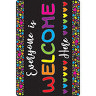 Ashley Productions - Smart Poly Tapis de souris pour ordinateur - 8" x 10" - Tout le monde est le bienvenu ici - Cœurs - Paquet de 10-Transformez votre bureau en un lieu d'encouragement et de productivité - commandez votre tapis de souris avec une citation positive dès aujourd'hui!
