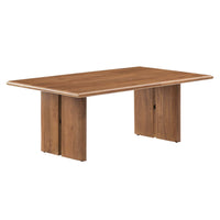 Modway - Amistad Bois Table basse - Noyer-Table basse moderne de ferme