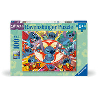 Ravensburger - Disney Stitch Dans mon propre univers Puzzle 100 pièces XXL-100 pièces