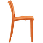 Modway - Hipster Restauration Fauteuil d’appoint - Orange-Patins de pied en plastique non marqués