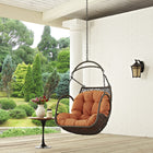 Modway - Arbor Terrasse extérieure Chaise à balançoire sans support - Orange-Cadre robuste en acier revêtu de poudre